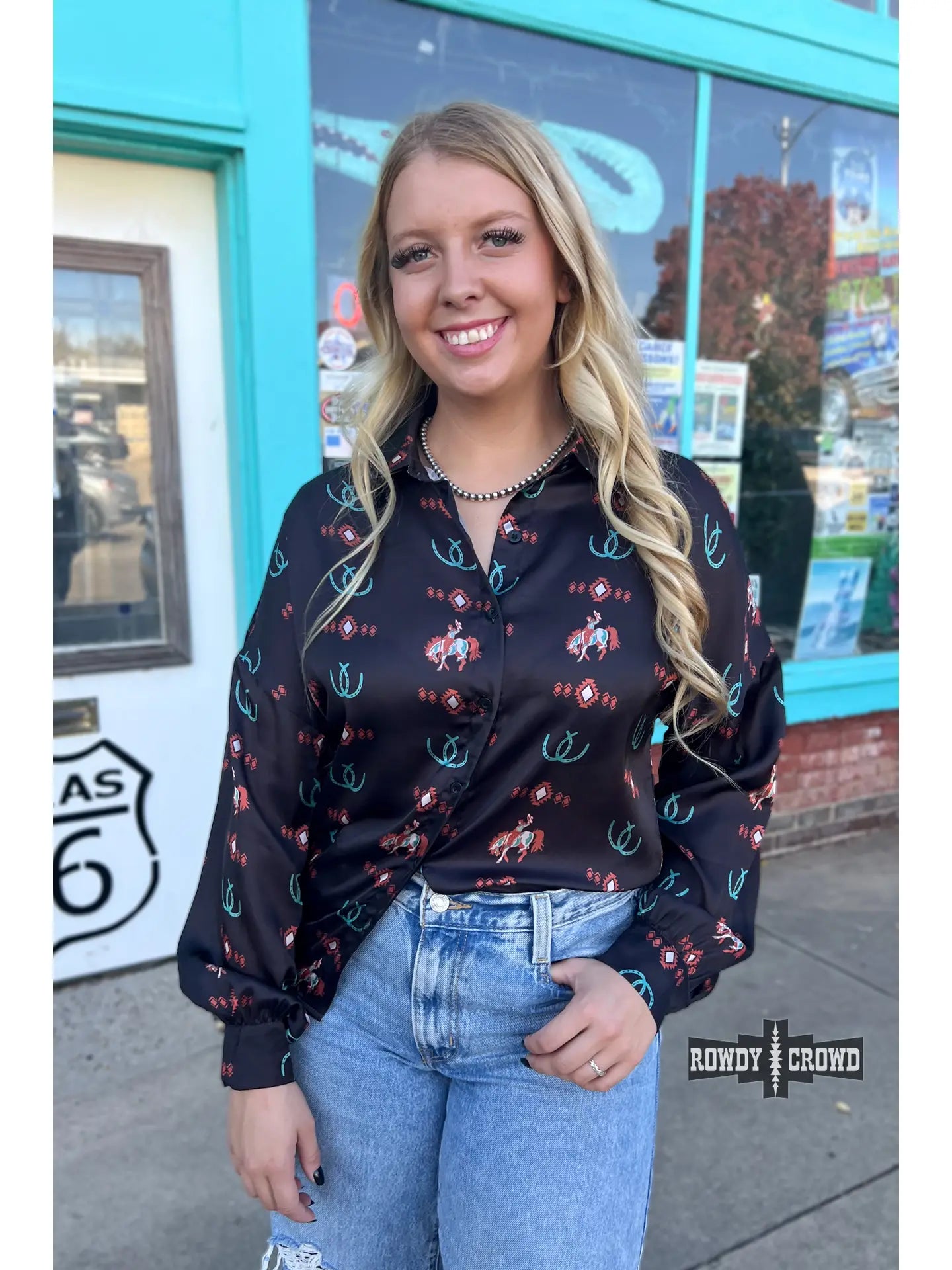 Lucky Sweetheart Button Down