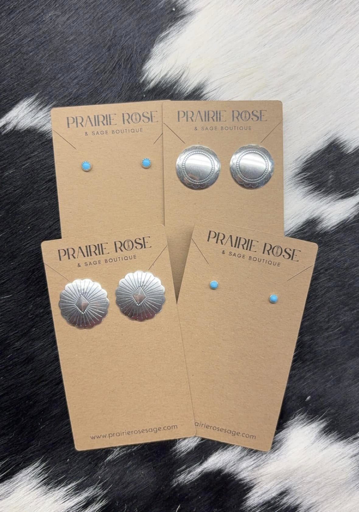 4mm Kingman Turquoise Studs