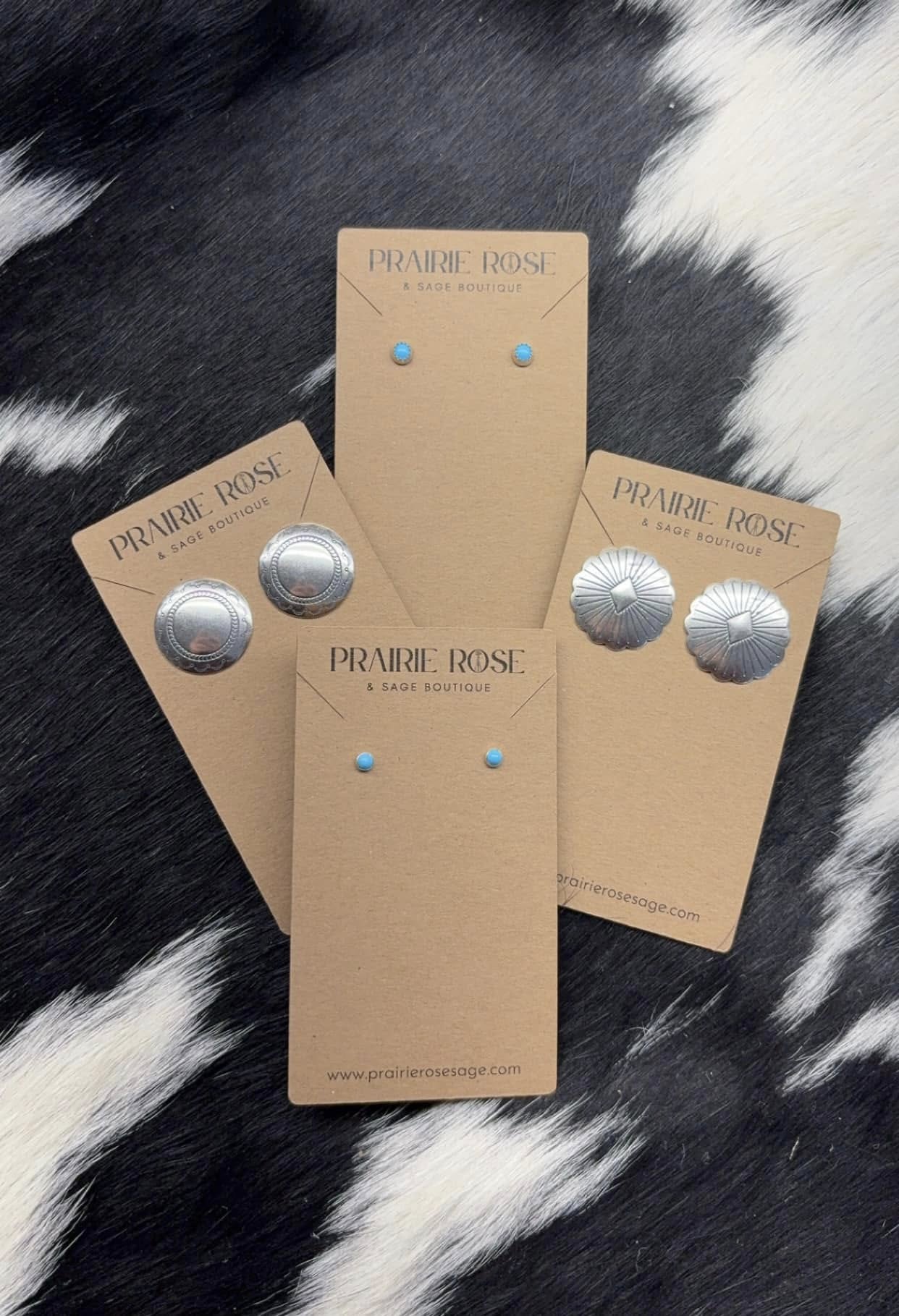 4mm Kingman Turquoise Studs