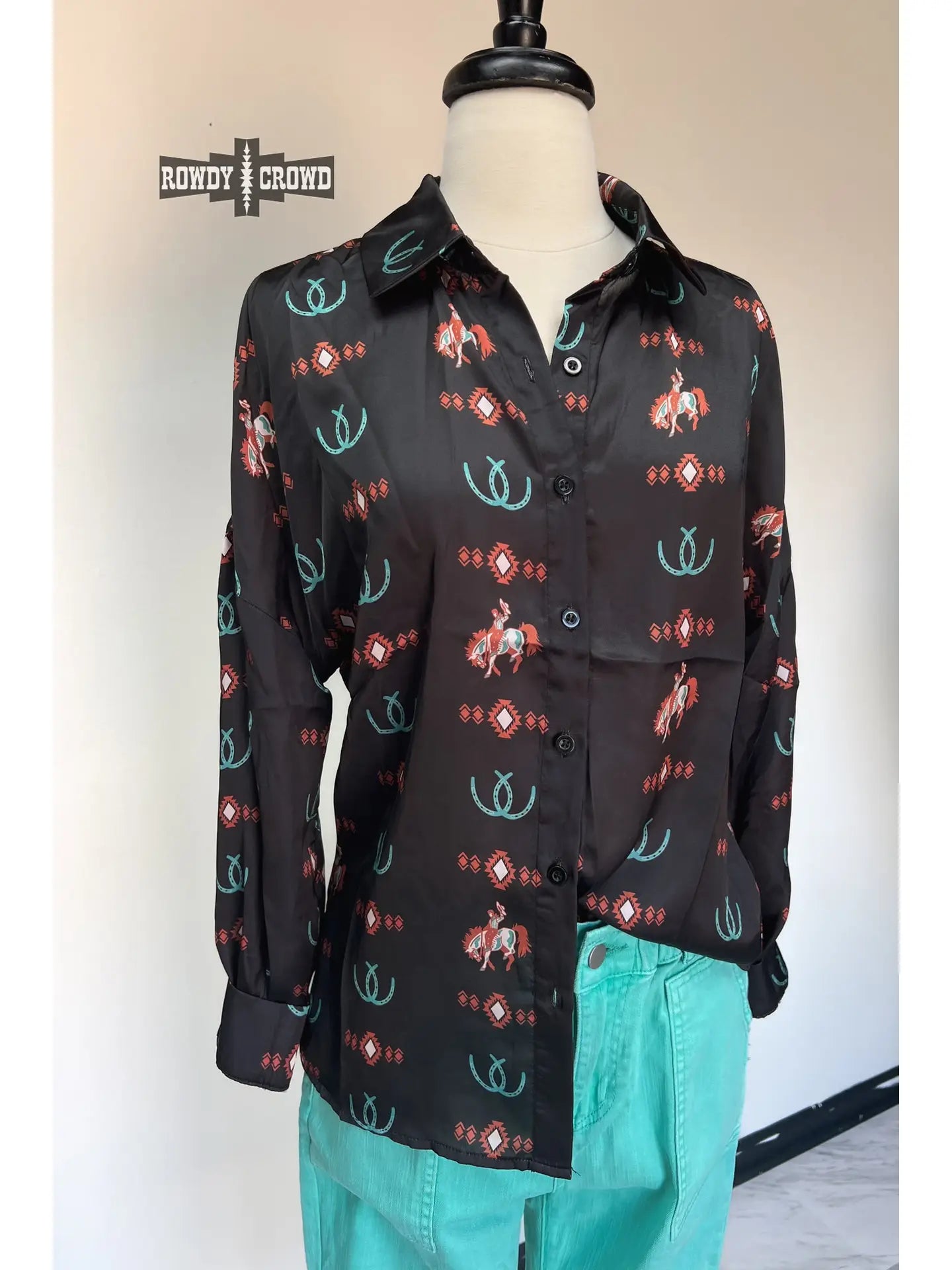 Lucky Sweetheart Button Down