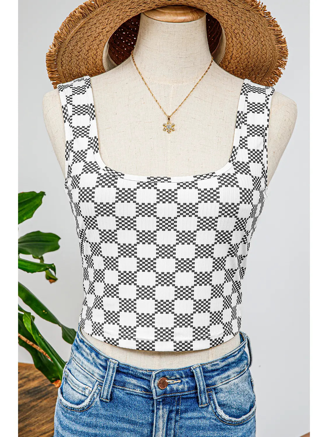Racer Cropped Tank