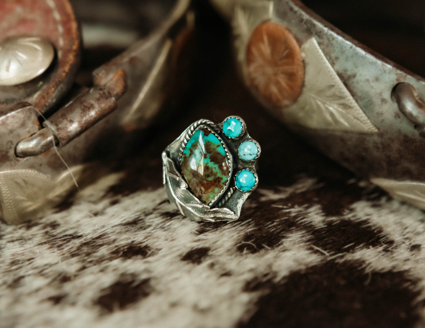 Woodrow Ring High Grade Kingman Turquoise