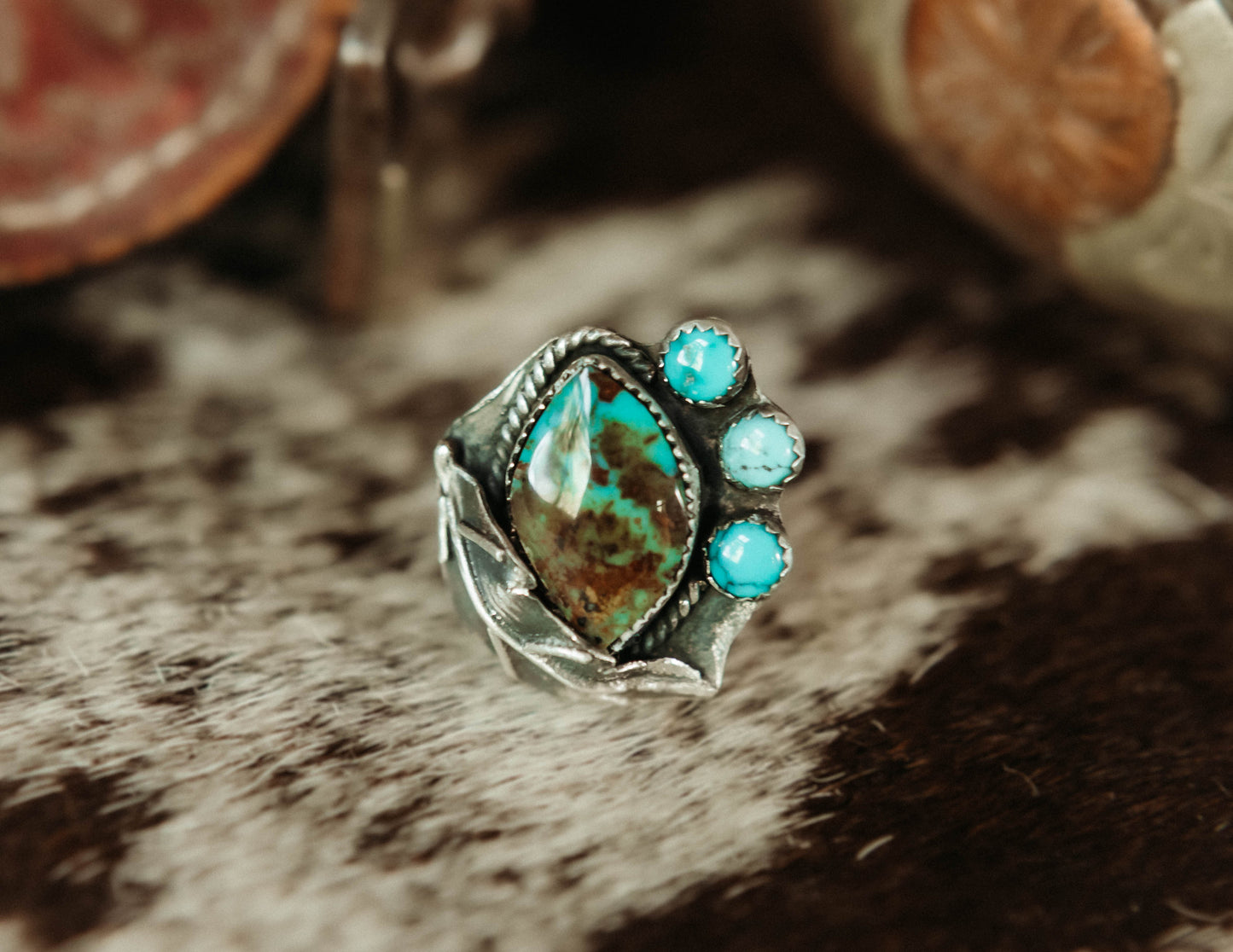 Woodrow Ring High Grade Kingman Turquoise