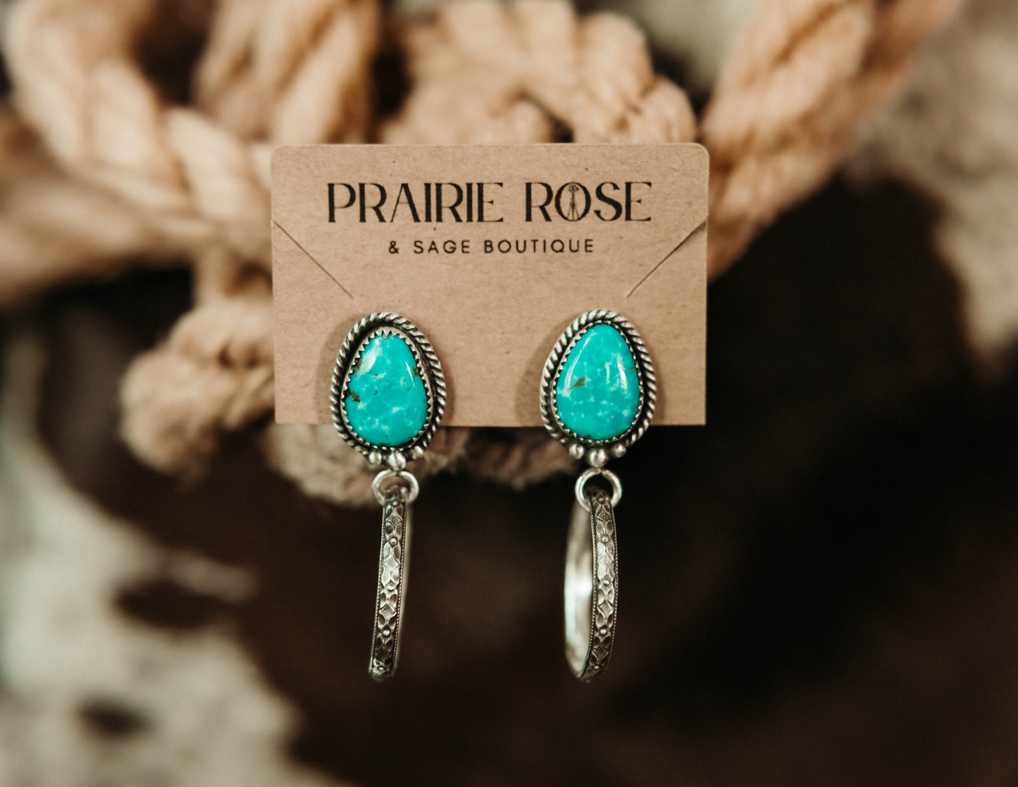 Munsick Hoops White Water Turquoise