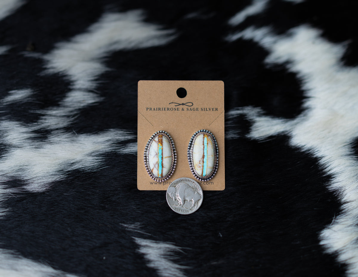 Royston Ribbon Statement Studs