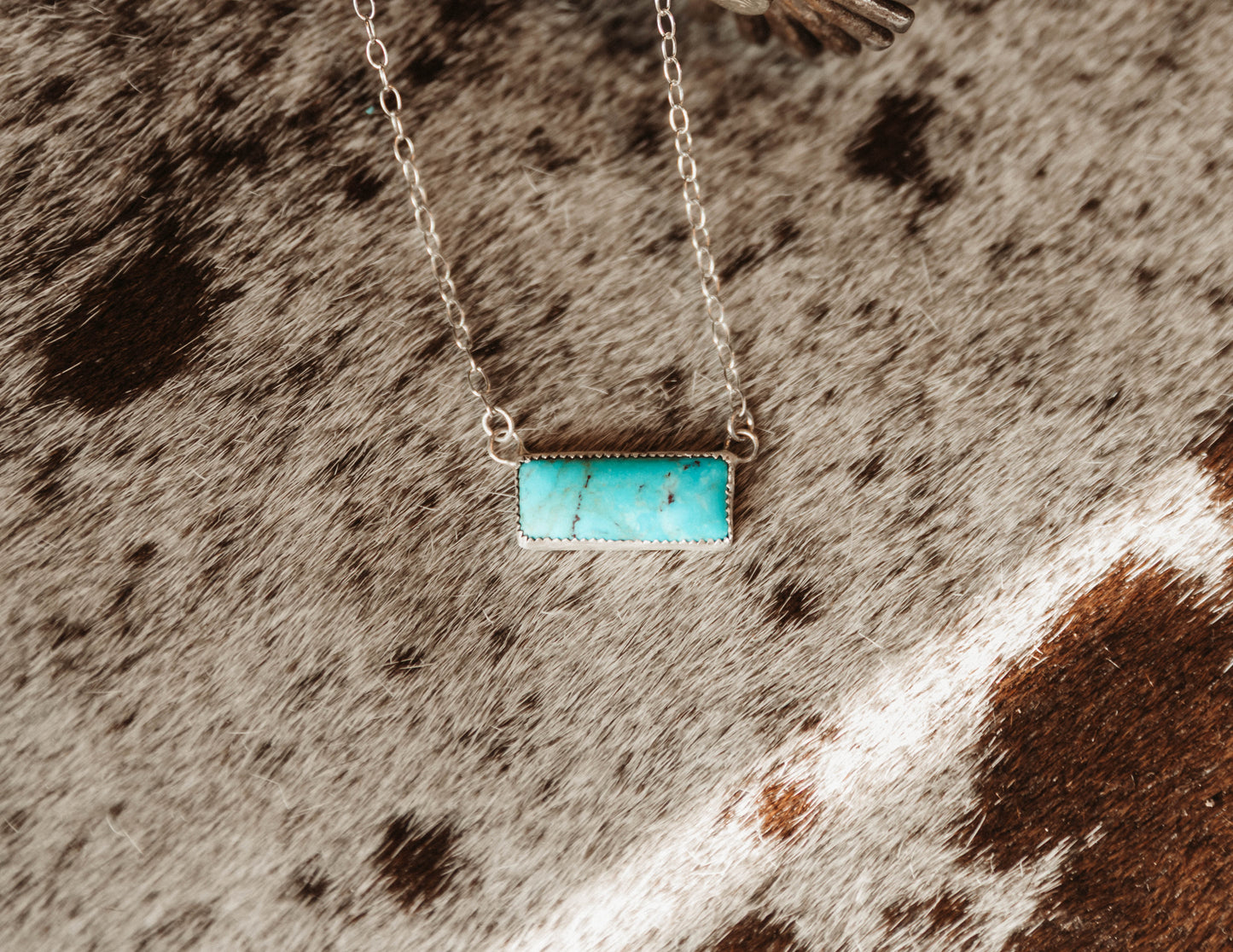 Turquoise Bar Necklace