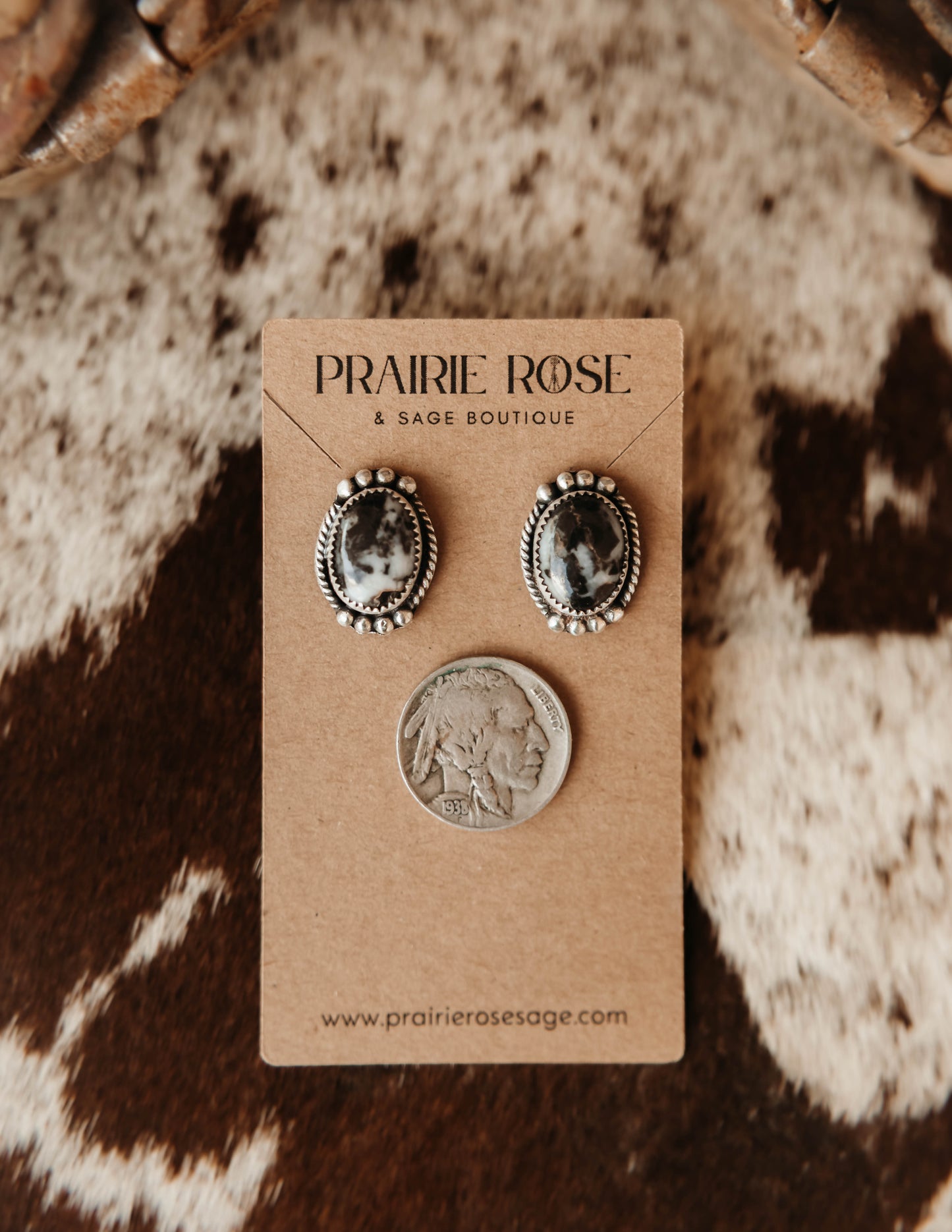 Juniper White Buffalo Studs