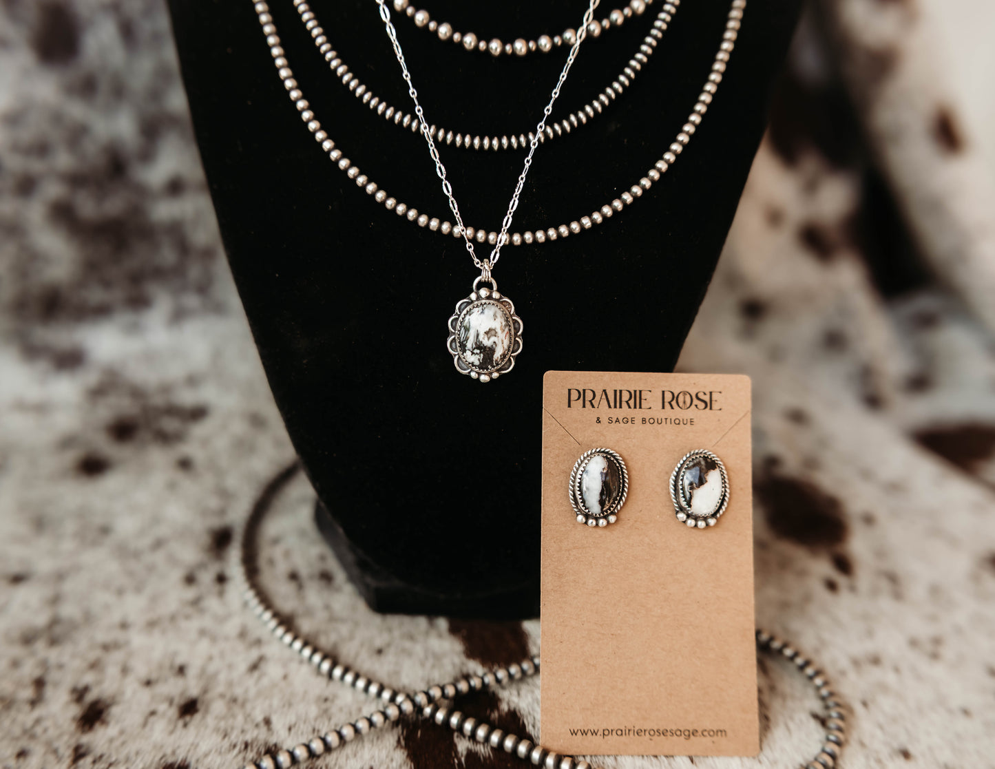 Delicada White Buffalo Necklace