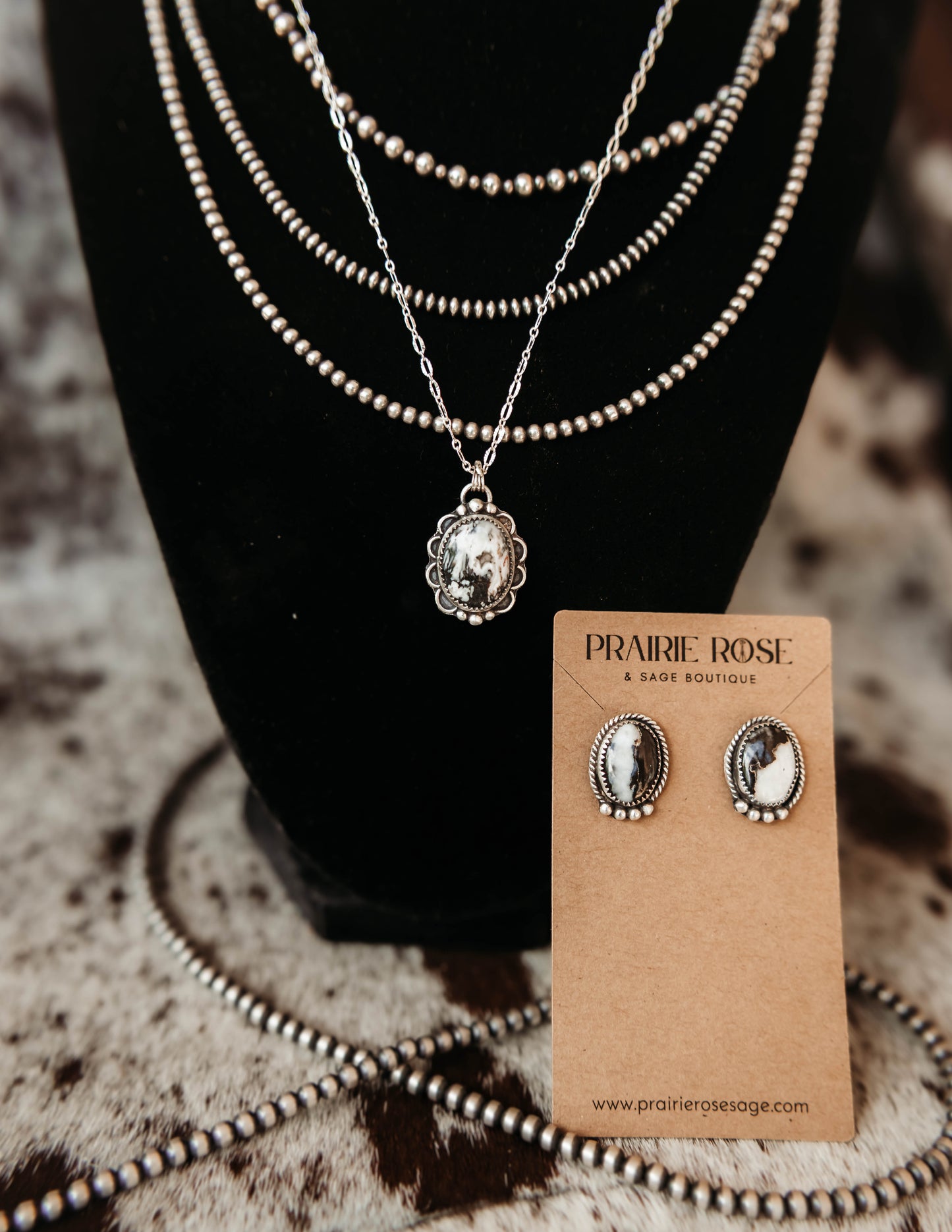 Delicada White Buffalo Necklace