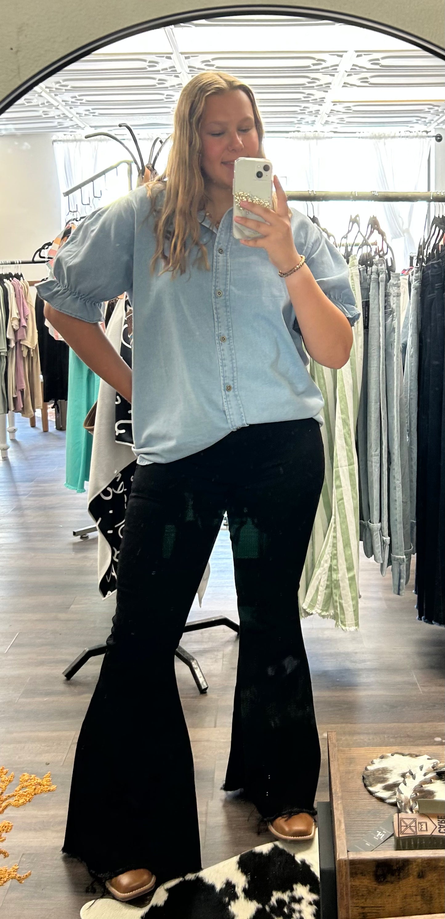 Prairie Ruffle Sleeve Top