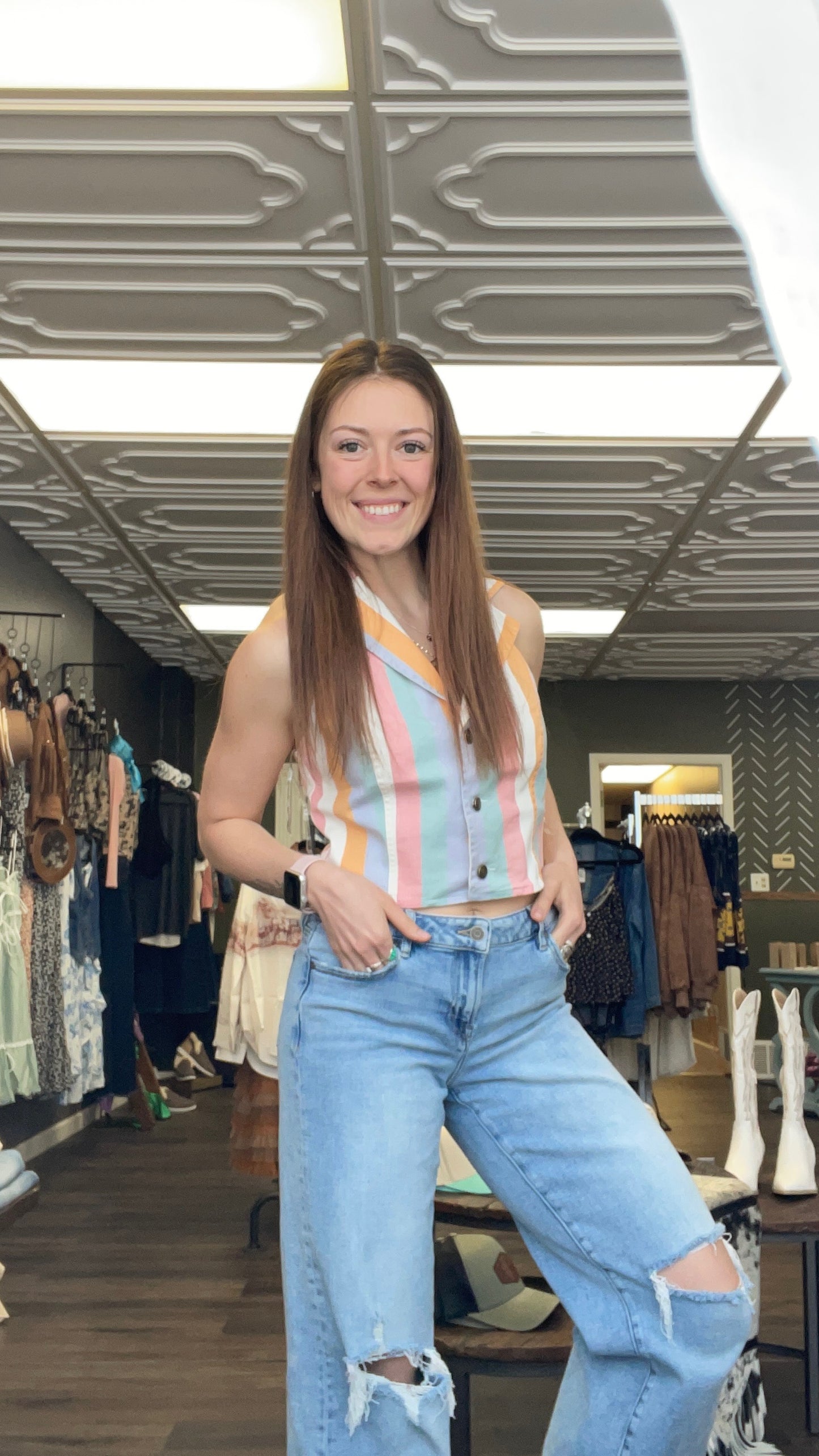 Summer & Stripes Halter