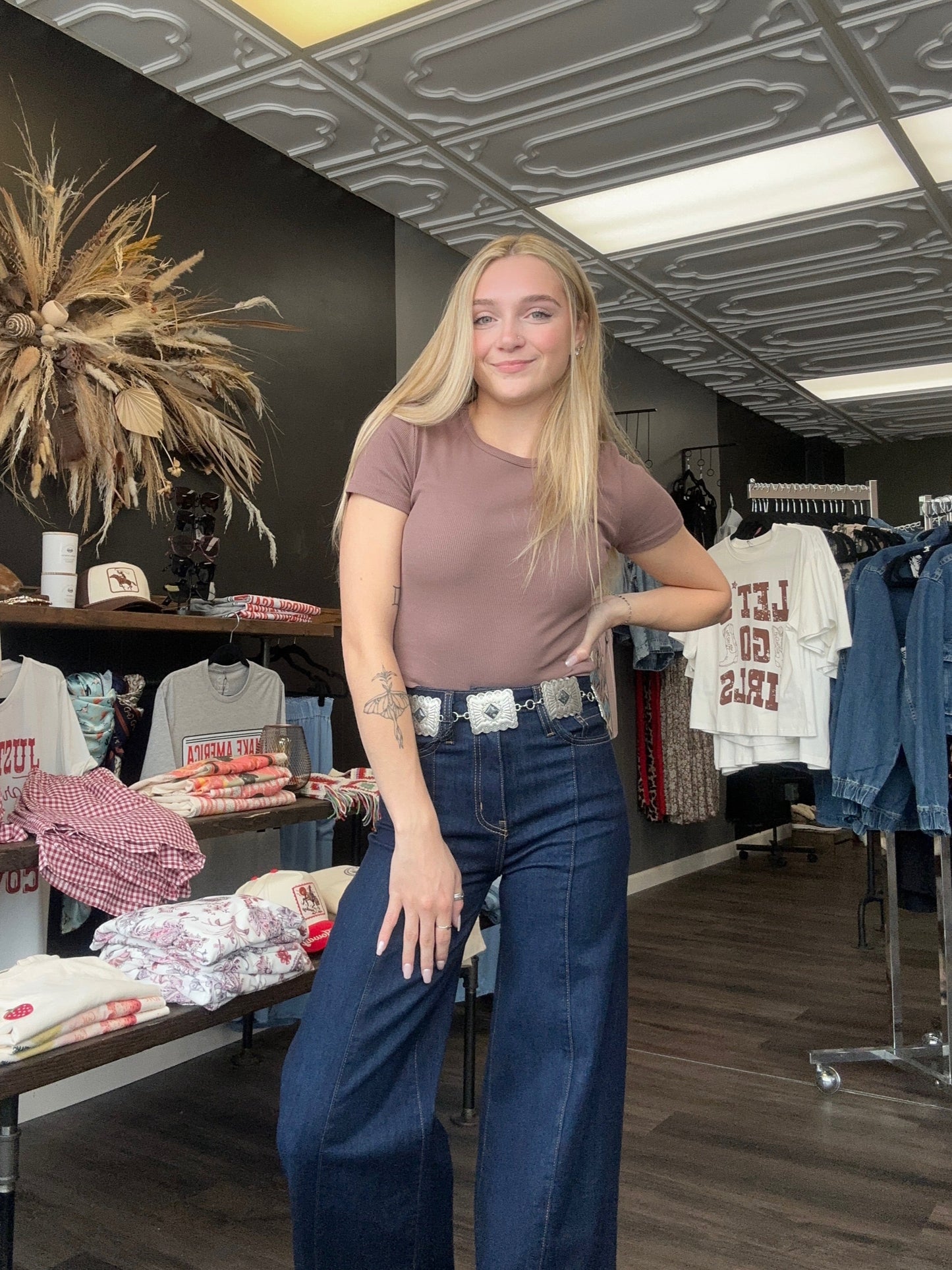 Fitted Slightly Cropped Tee