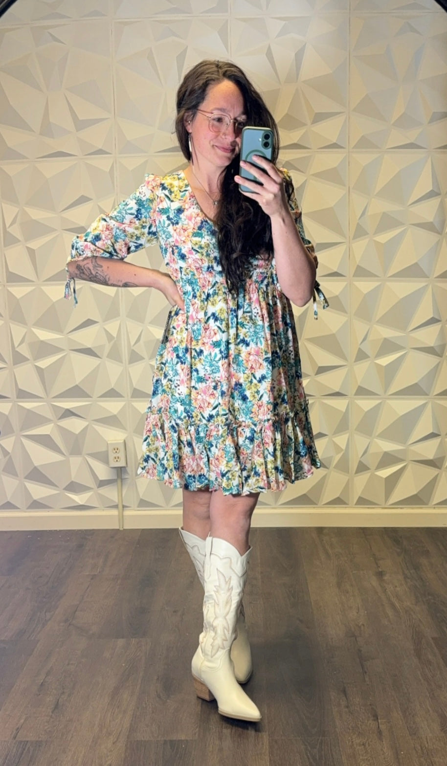 Roaming Grace Ruffle Dress