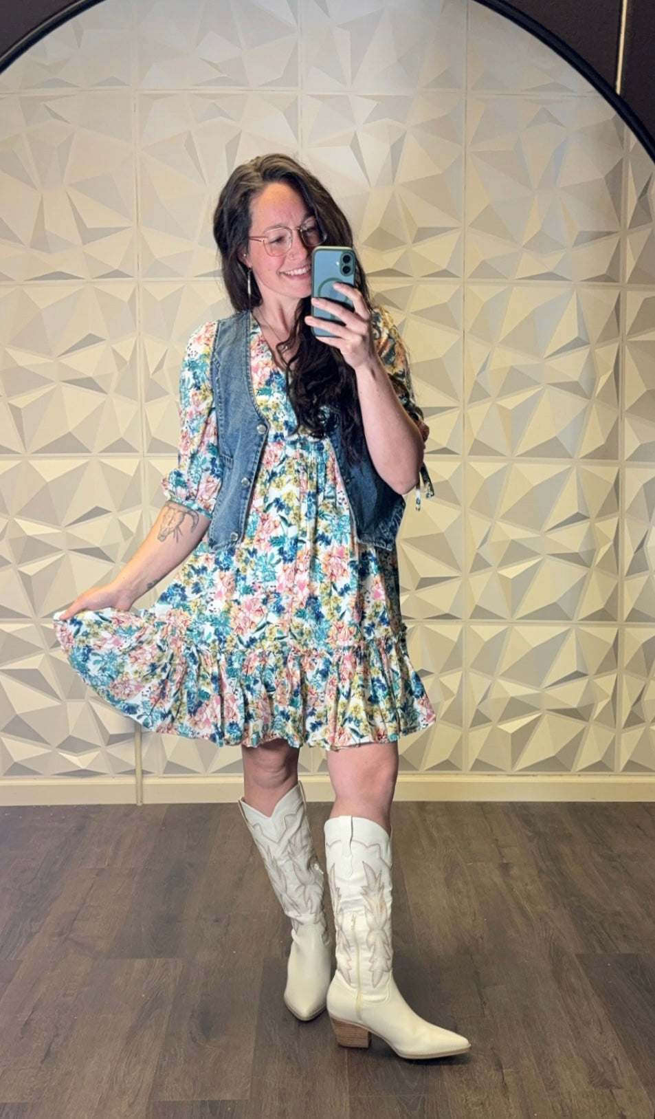 Roaming Grace Ruffle Dress