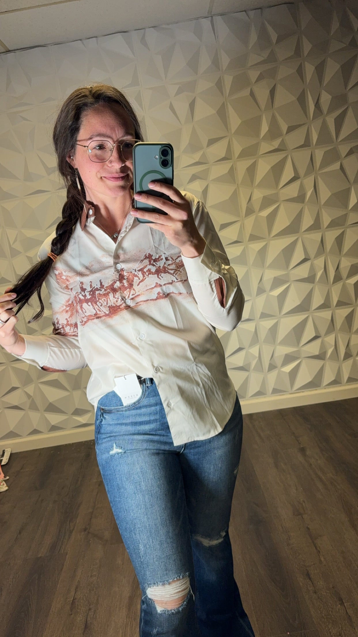 War Party Retro Button Down