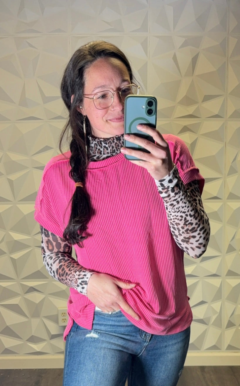 Leopard Mesh Bodysuit