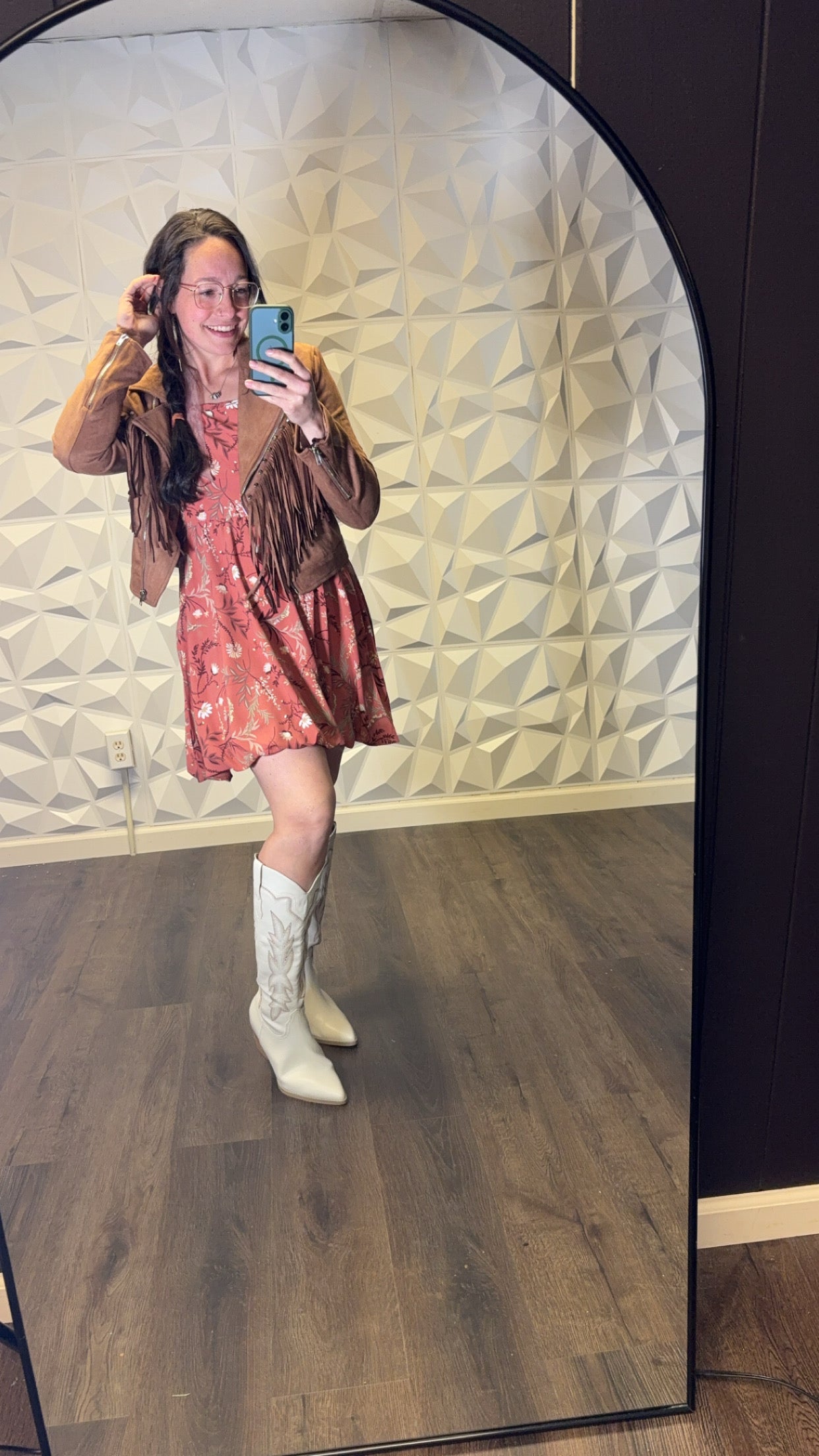 Reba SUEDE Fringe Jacket