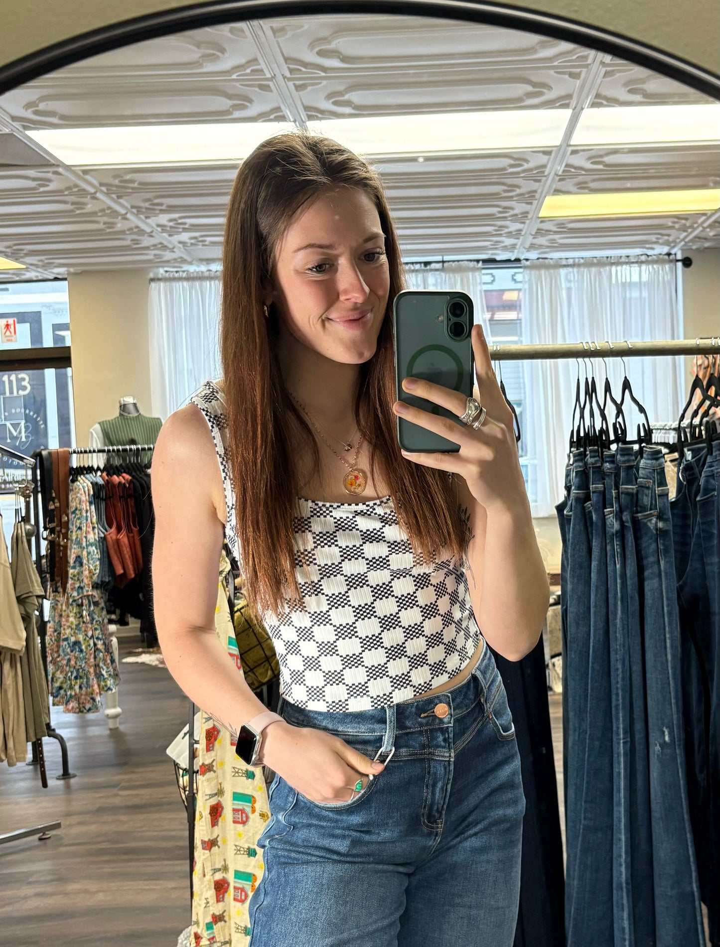 Racer Cropped Tank