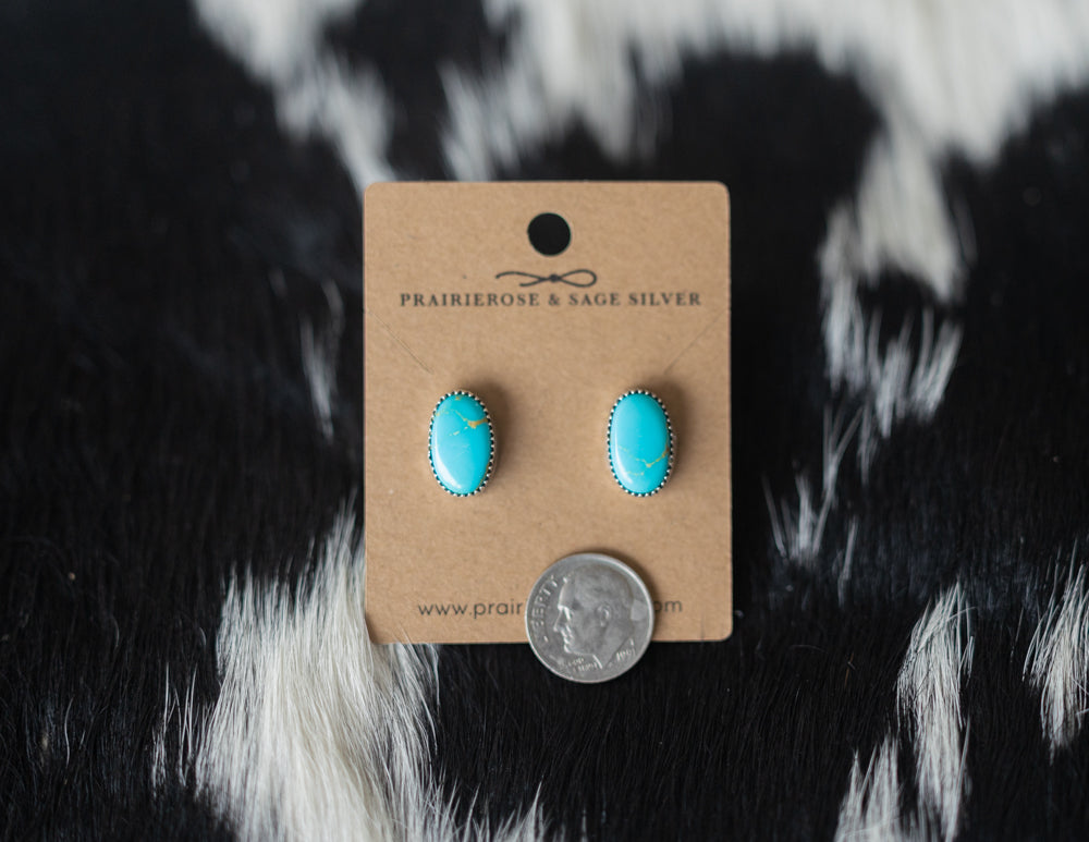 Sonoran Oval Studs