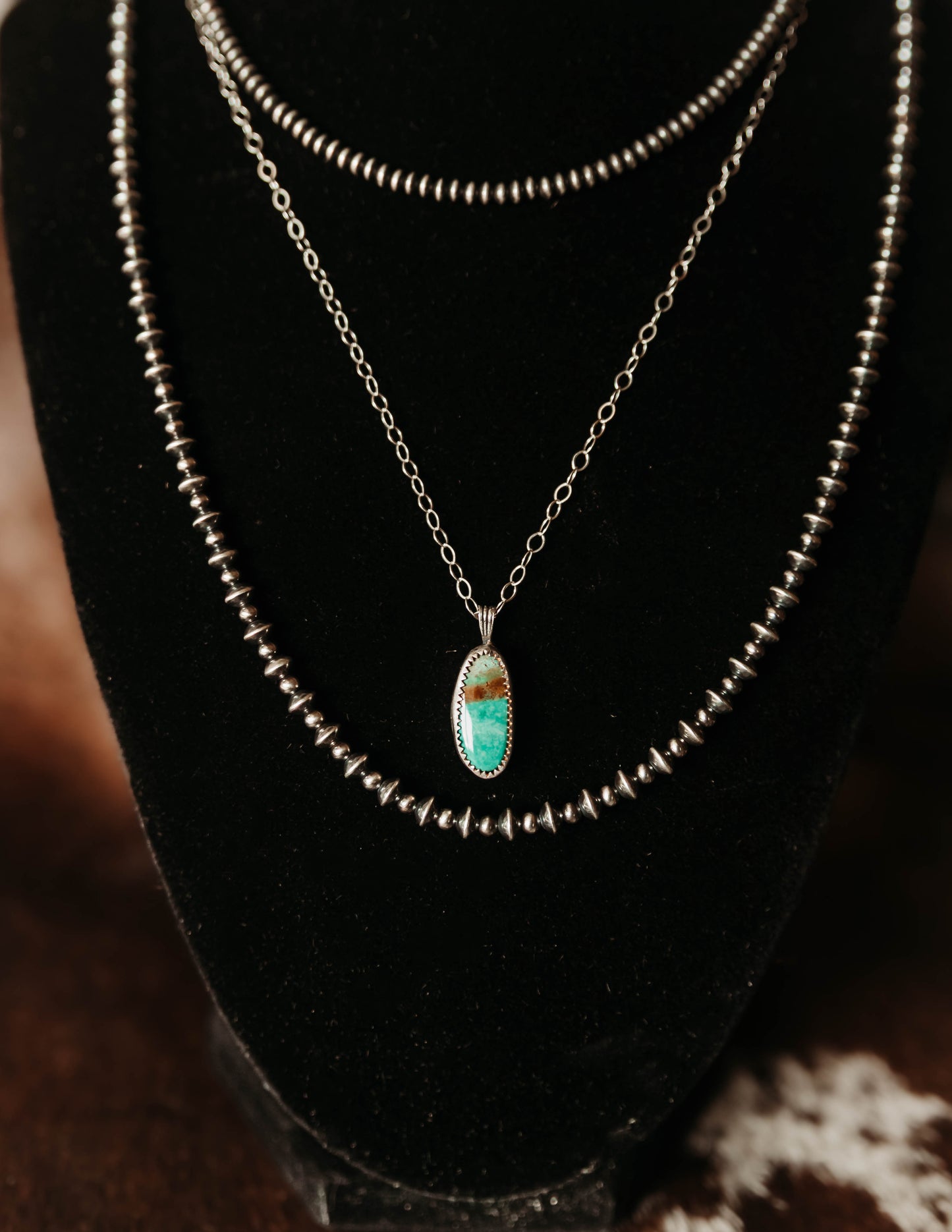 Mountain Top Necklace Royston 17"