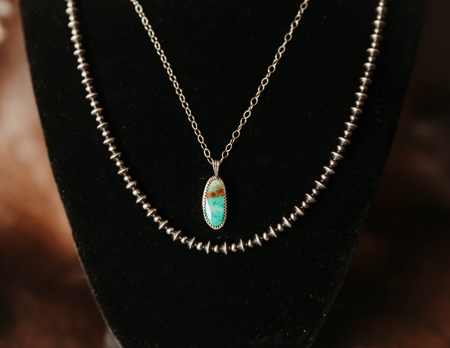 Mountain Top Necklace Royston 17"