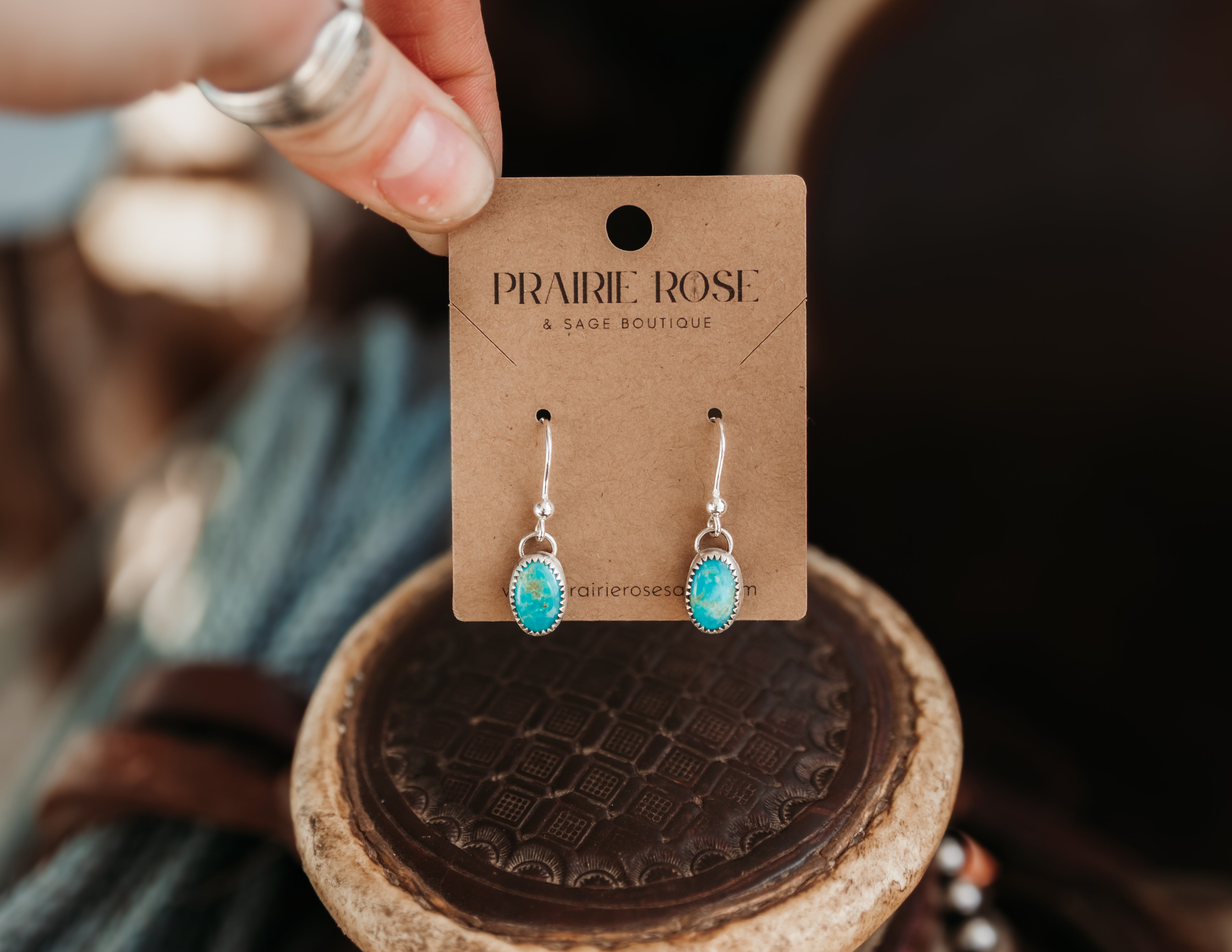 Sonoran Rose Turquoise メキシカンシルバーバングル Sonoran Dangles 1 – PrairieRose & Sage