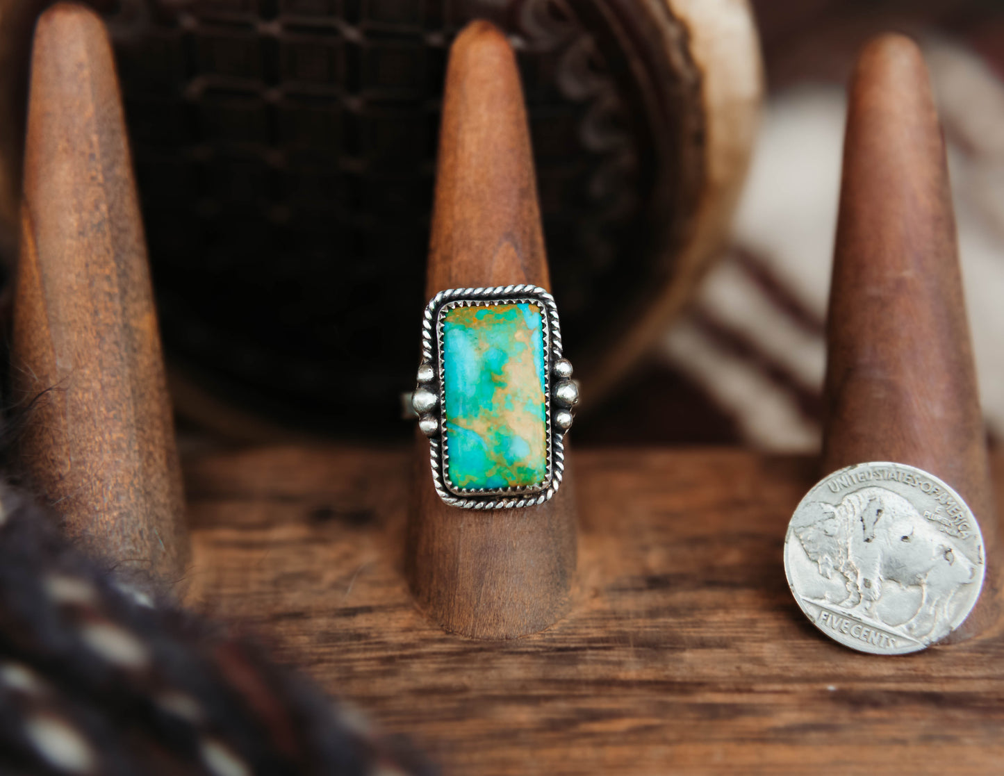 Prairie Ring Mexican Turquoise