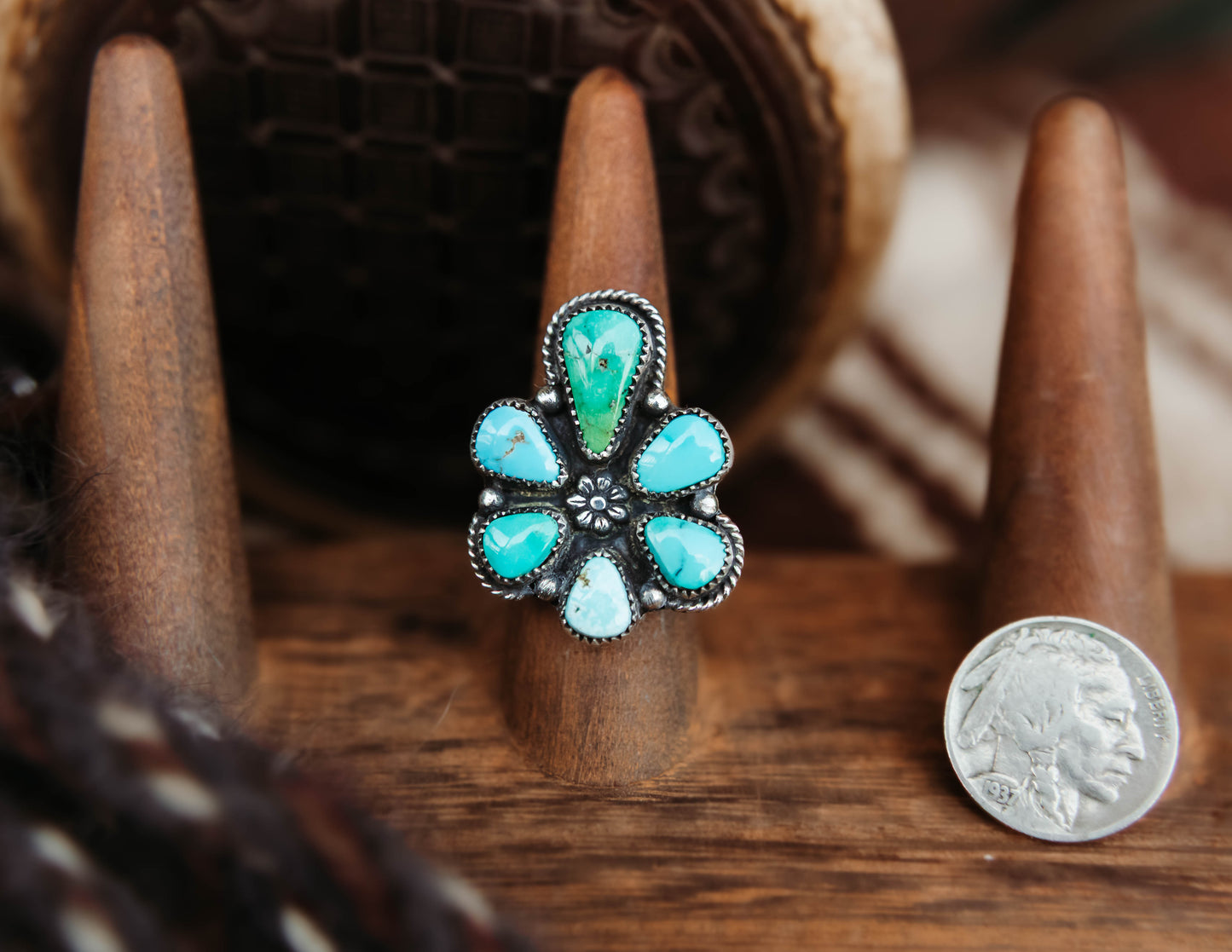 Whitney Ring Mixed Turquoise