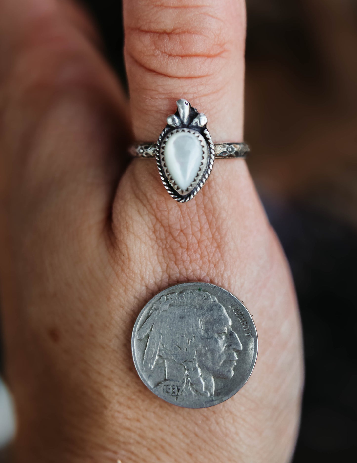 Luna Ring Moonstone
