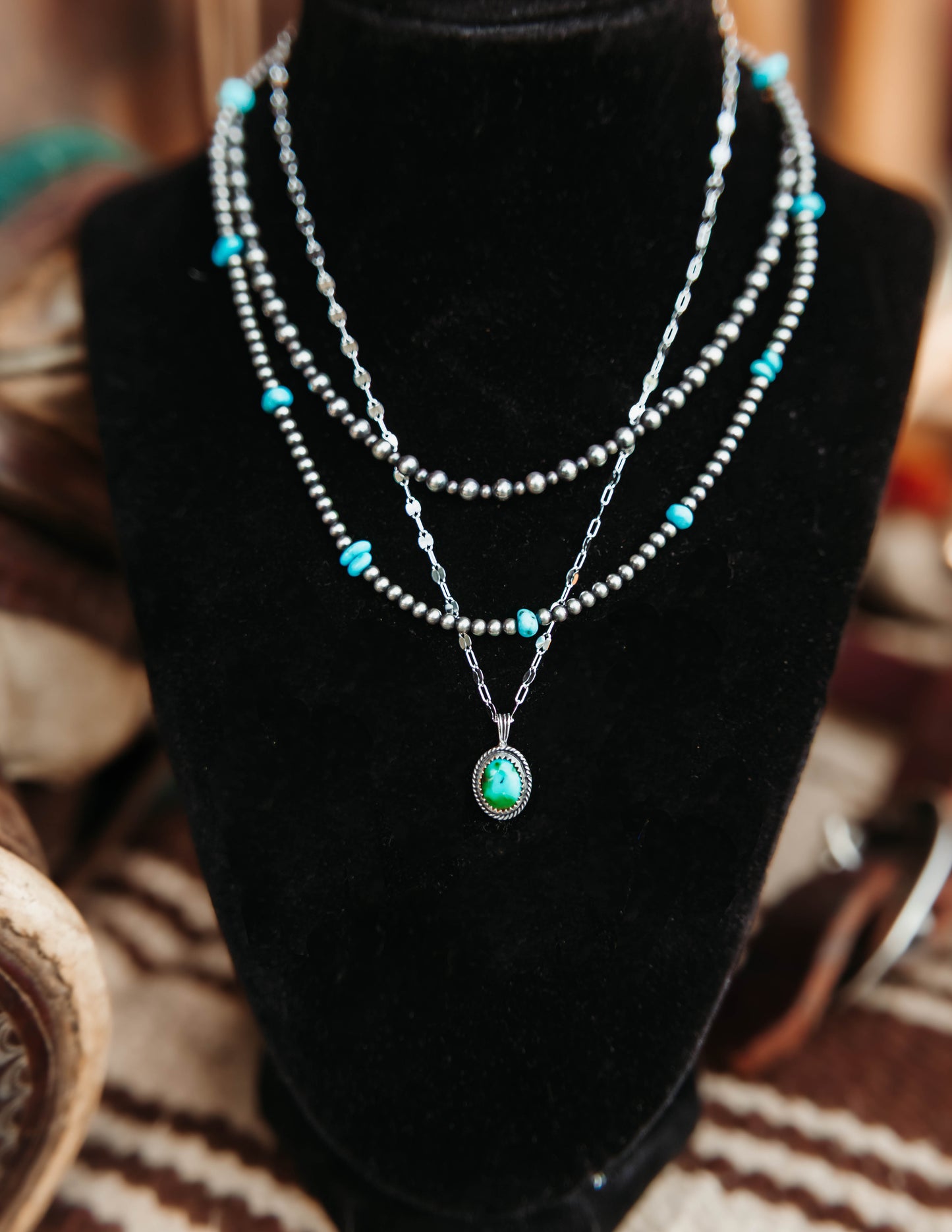 One Up Everyday Necklace Sonoran Mountain 16"