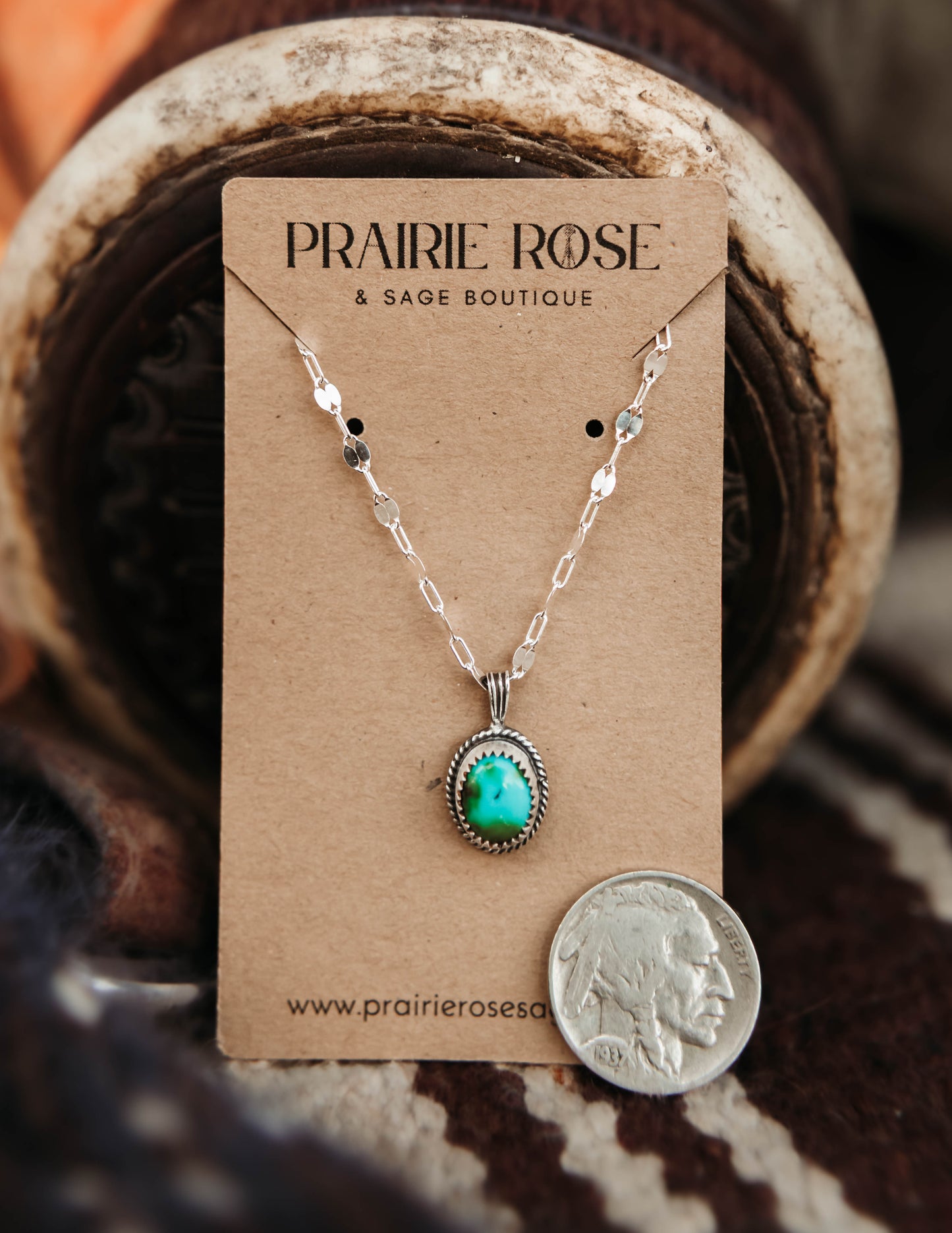 One Up Everyday Necklace Sonoran Mountain 16"