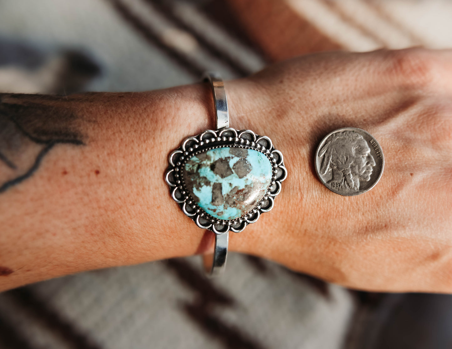 Aura Cuff Turquoise