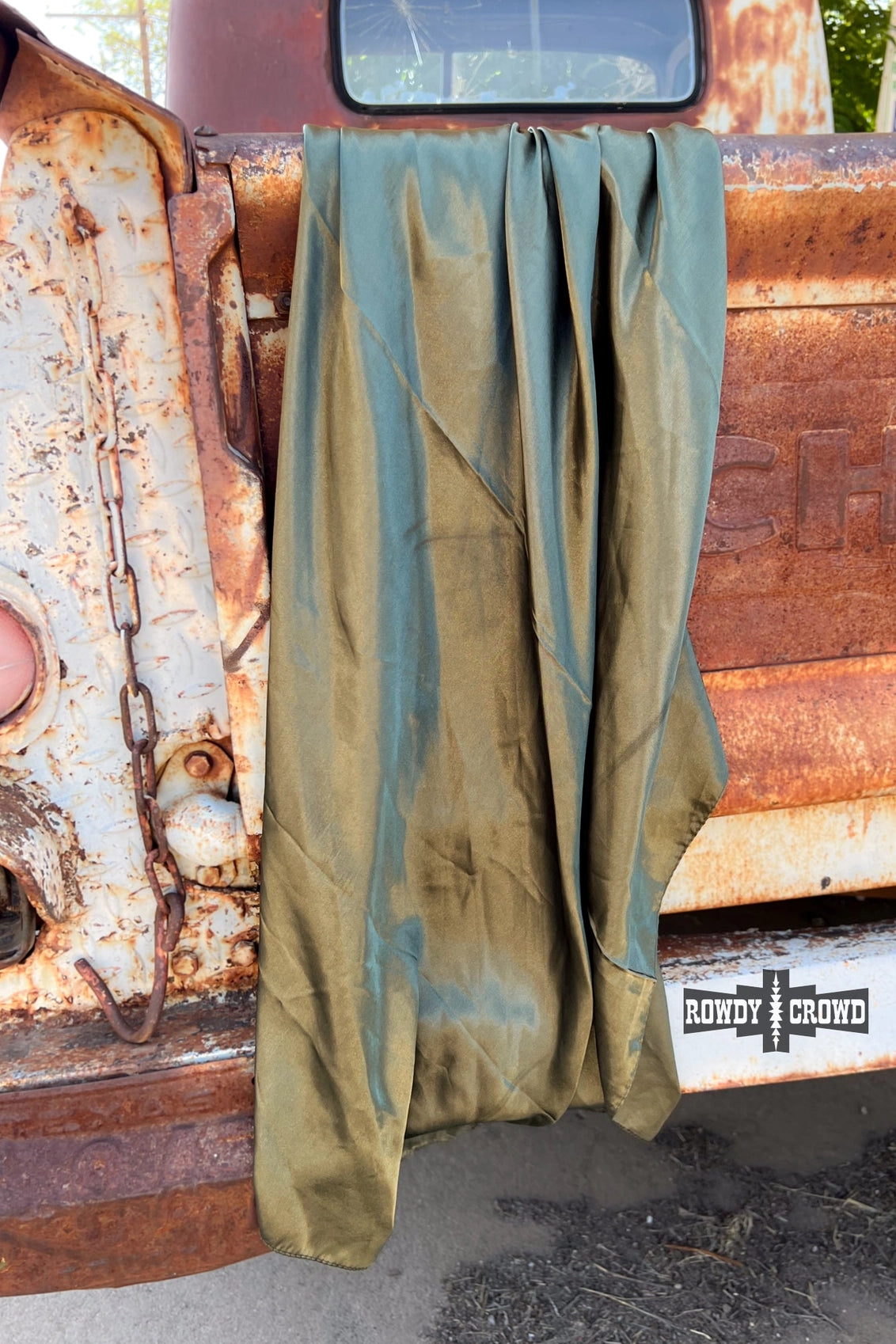 Back Roads Olive Wild Rag