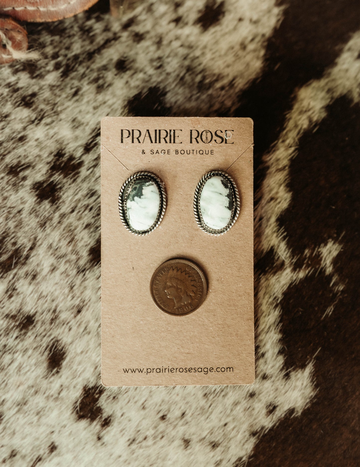 Moran Studs White Buffalo