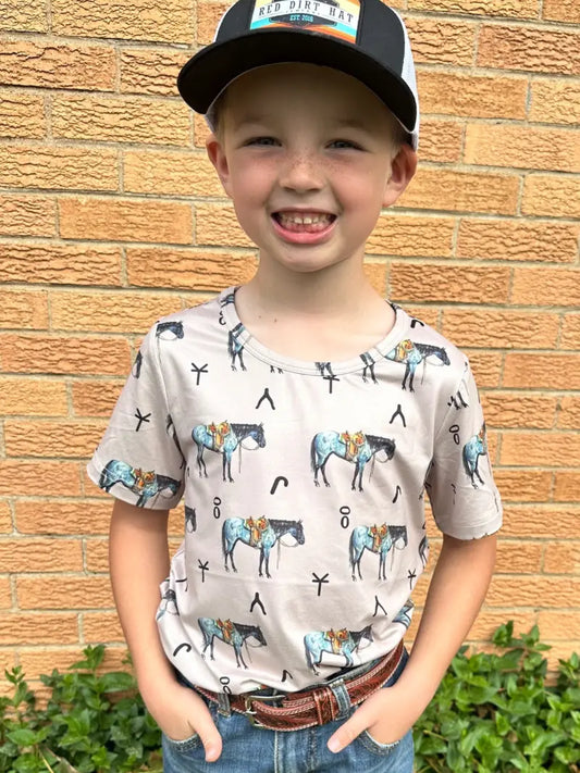KIDS Unisex Blue Roan Tee