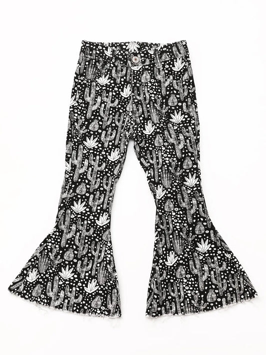 Girls Cactus Bell Bottoms