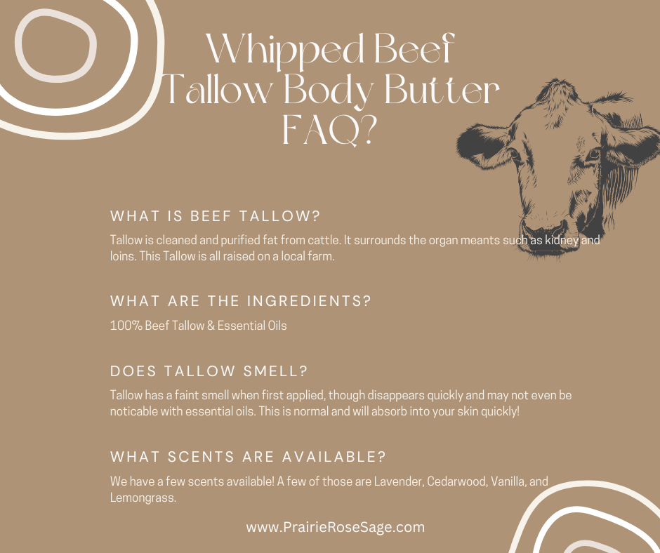 Whipped Beef Tallow Balm