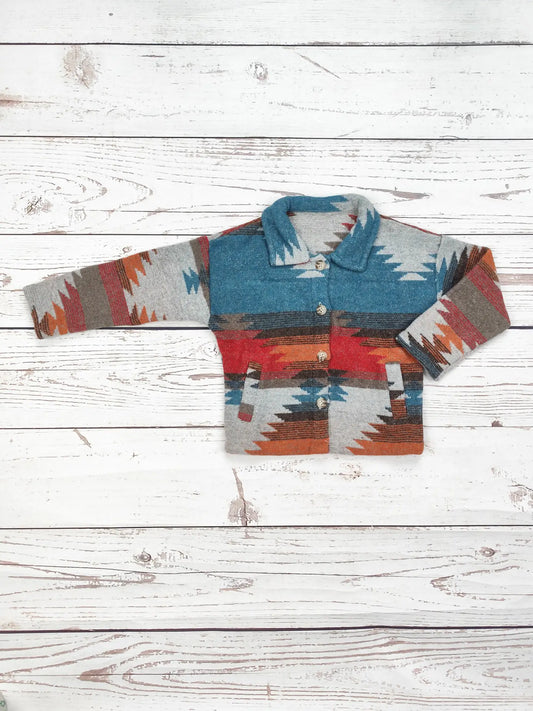 Kids Aztec Shacket