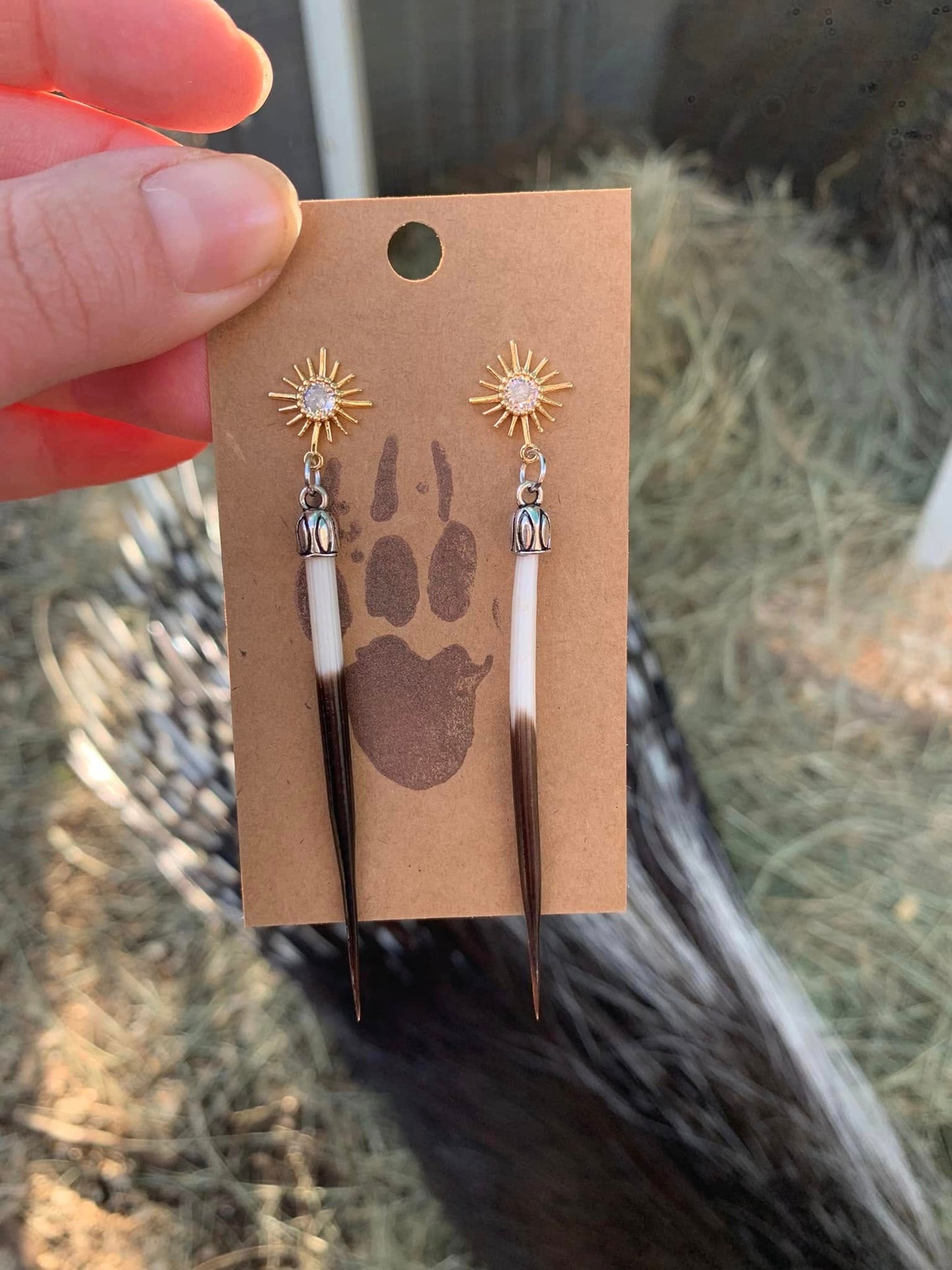 Porcupine Quill Earrings