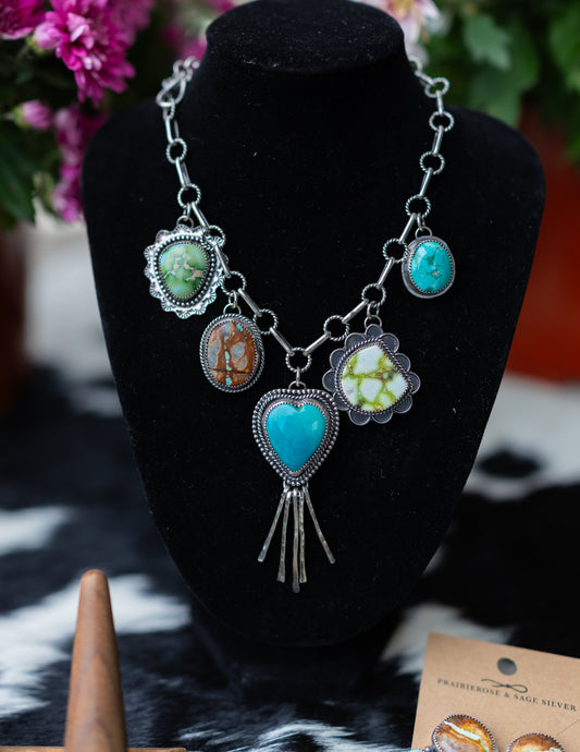 Whispering Mountains Charm Necklace