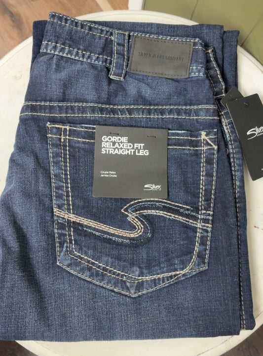 Mens Silver Jeans
