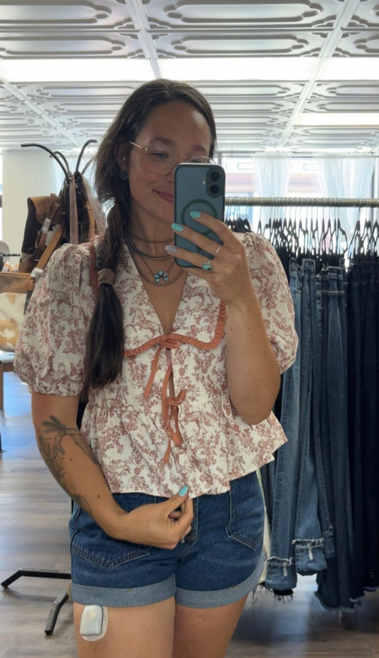 Margo Tie Top