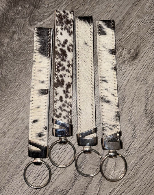 Cowhide Keychains