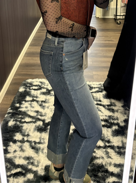 Two Toned Denim Jeans