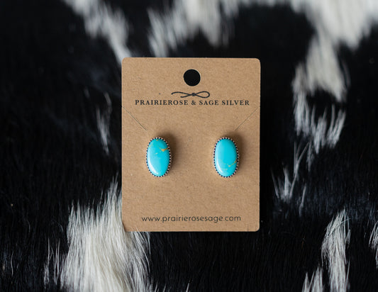 Sonoran Oval Studs