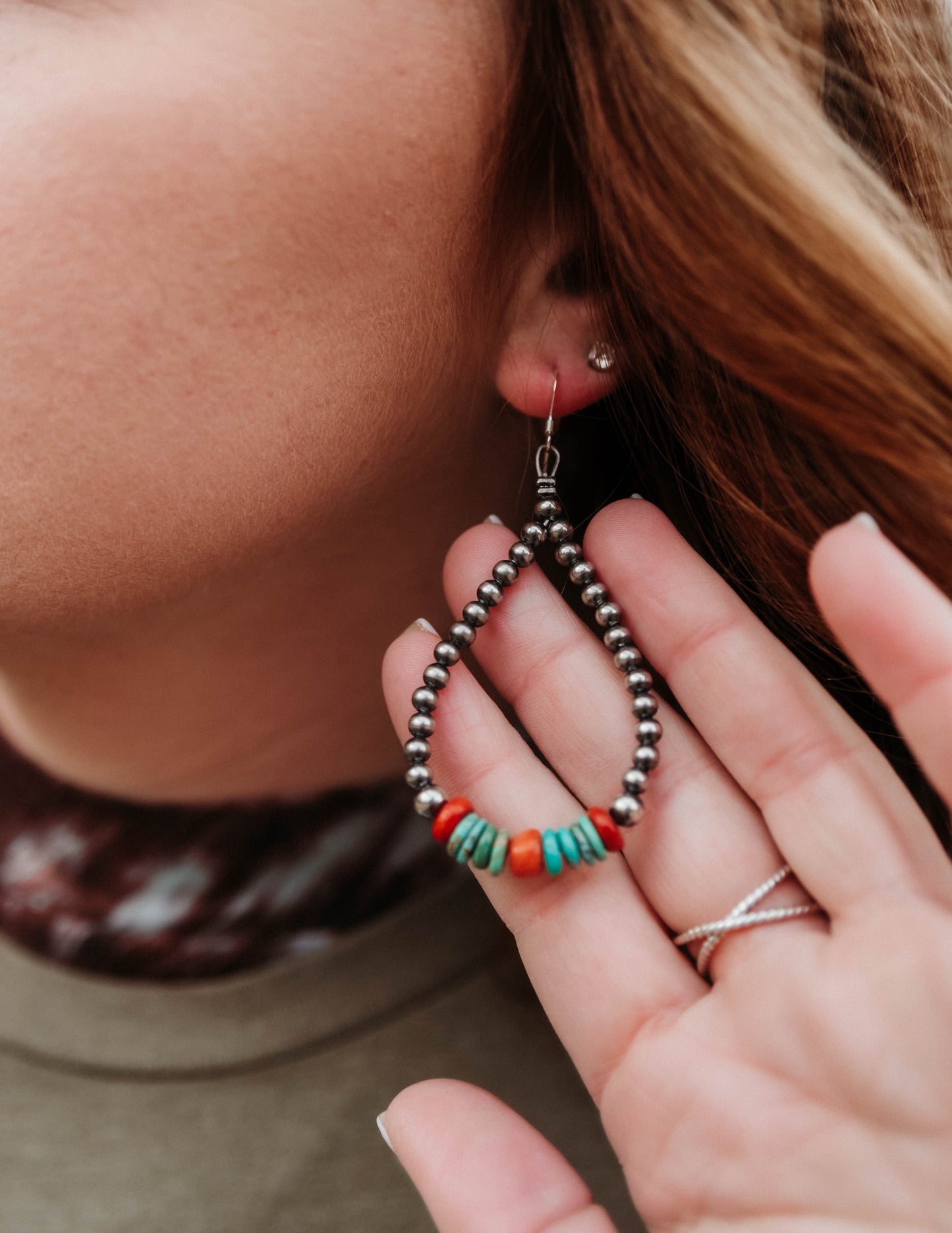 Navajo Pearl & Turquoise Coral