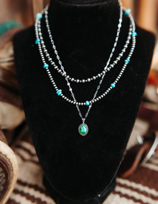 One Up Everyday Necklace Sonoran Mountain 16"