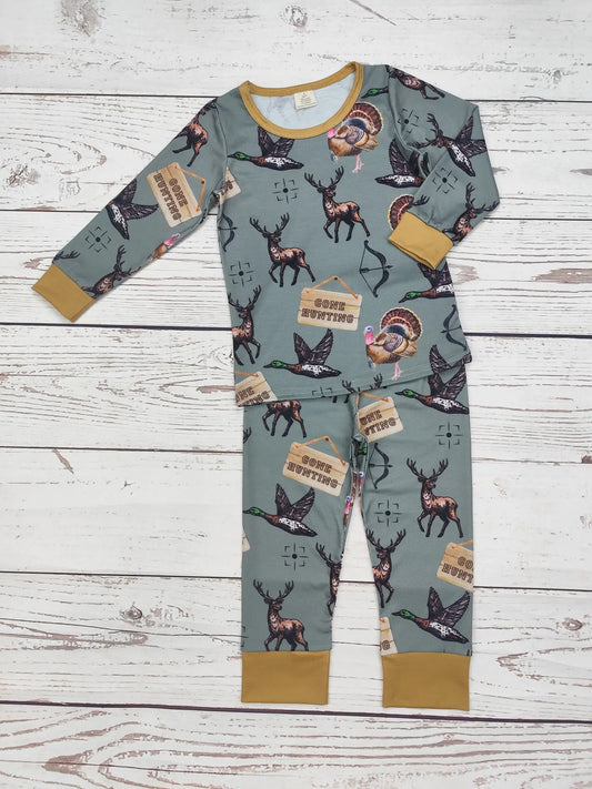 Boys Gone Hunting Pajama Set