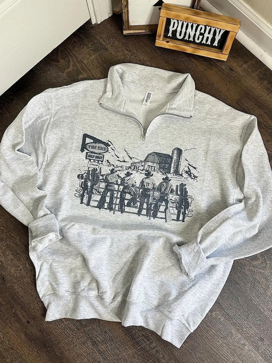 Wild West 3/4 Zip