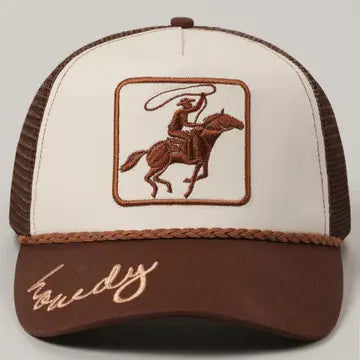 Howdy Embroidered Mesh Trucker Hat